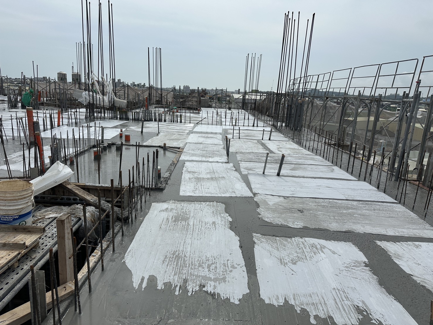 2025/08 B棟5F頂版澆置